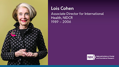 Dr. Lois Cohen title slide.