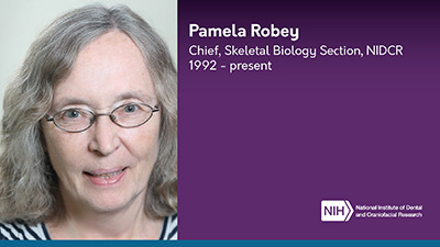 Dr. Pamela Robey title slide.