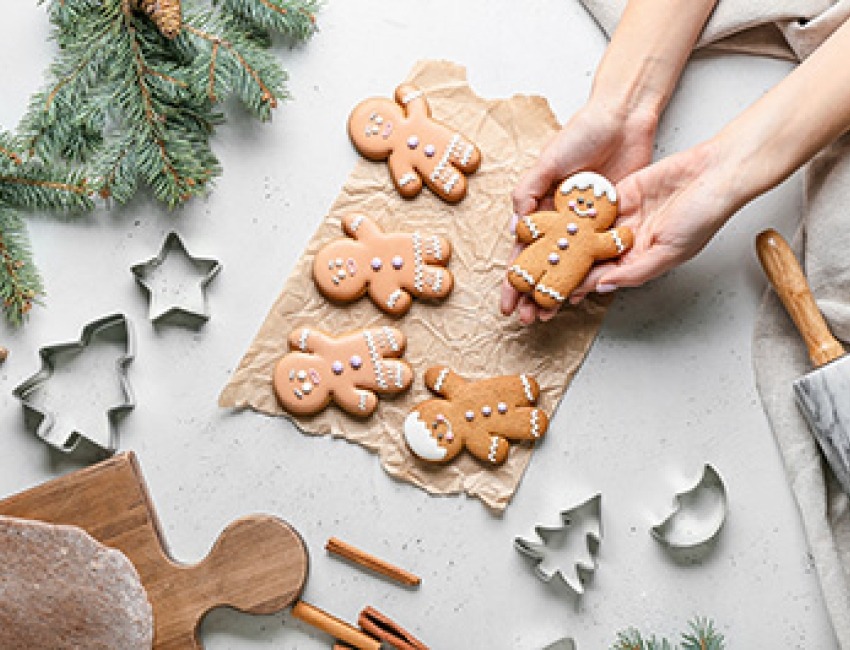 Gingerbread cookies.