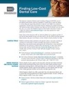 Finding Low-Cost Dental Care